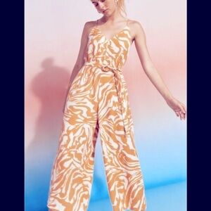 H&M Tropical Jumpsuit Large
